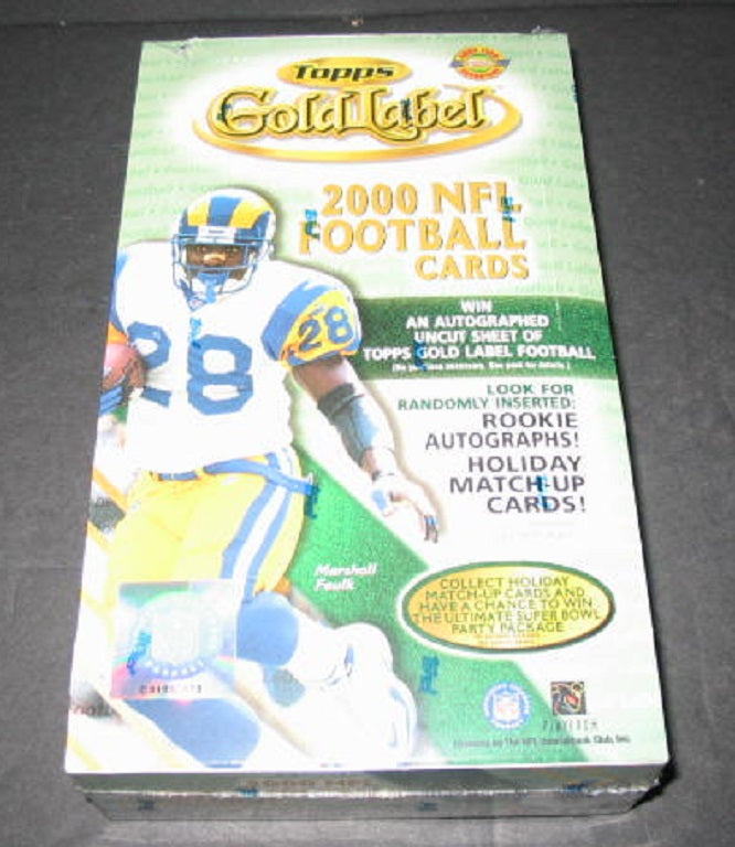 2000 Topps Gold Label Football Box (HTA) (24/5)