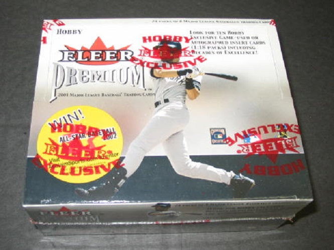 2001 Fleer Premium Baseball Box (Hobby) (24/8)