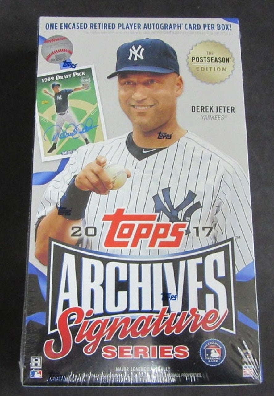 2017 Topps Archives Signature Series Baseball Box (Post Season Edition) (Hobby)