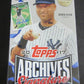 2017 Topps Archives Signature Series Baseball Box (Post Season Edition) (Hobby)