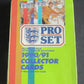 1990/91 Pro Set Soccer (Football) Collector Card Box (48/9)