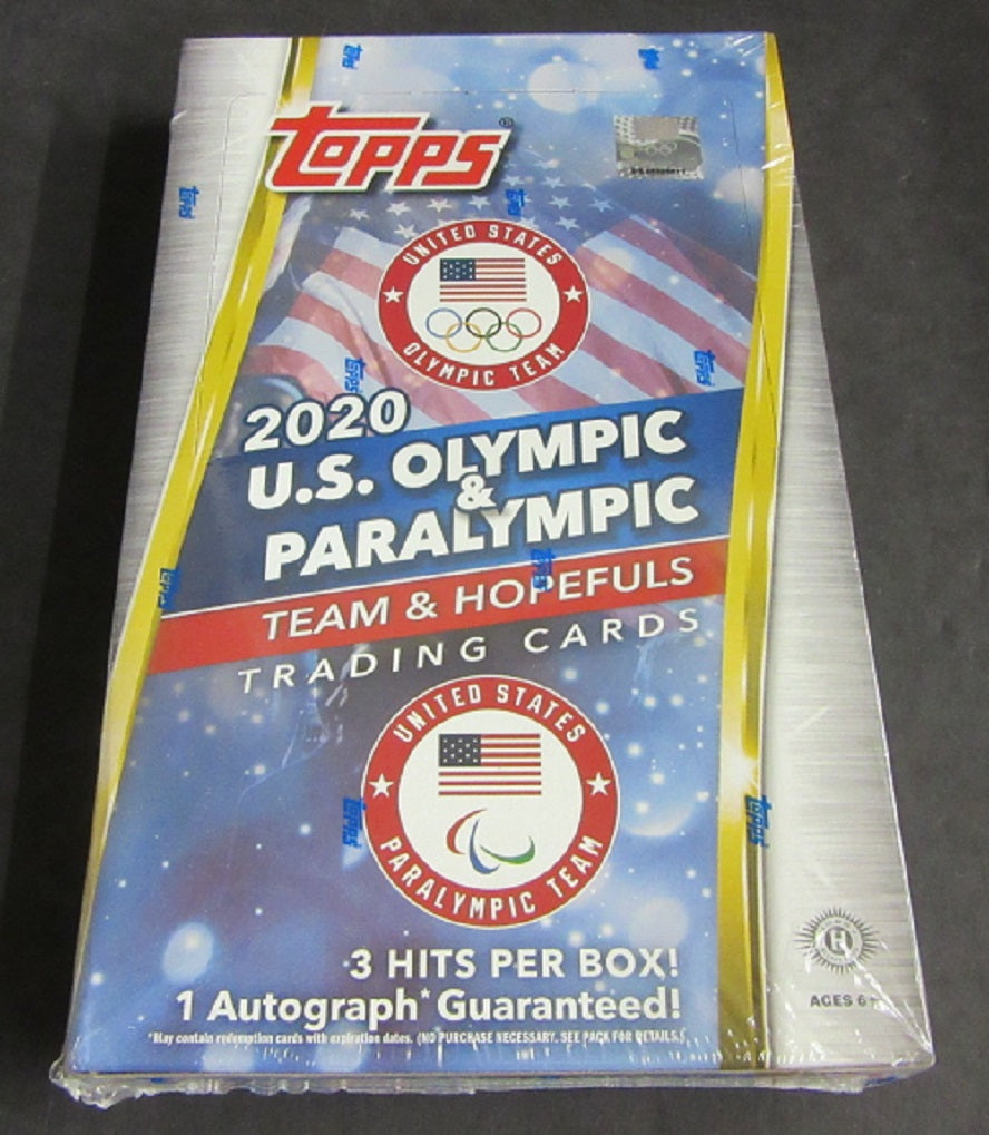 2020 Topps U.S. Olympic & Paralympic Trading Card Box (Hobby) (24/8)