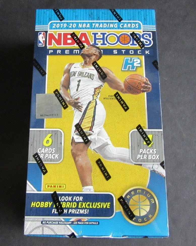 2019/20 Panini Hoops Premium Stock Hybrid Basketball Box (Hobby)