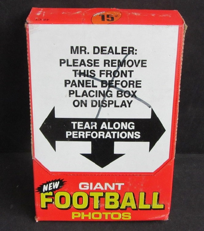 1980 Topps Football Giant Photo Card Box
