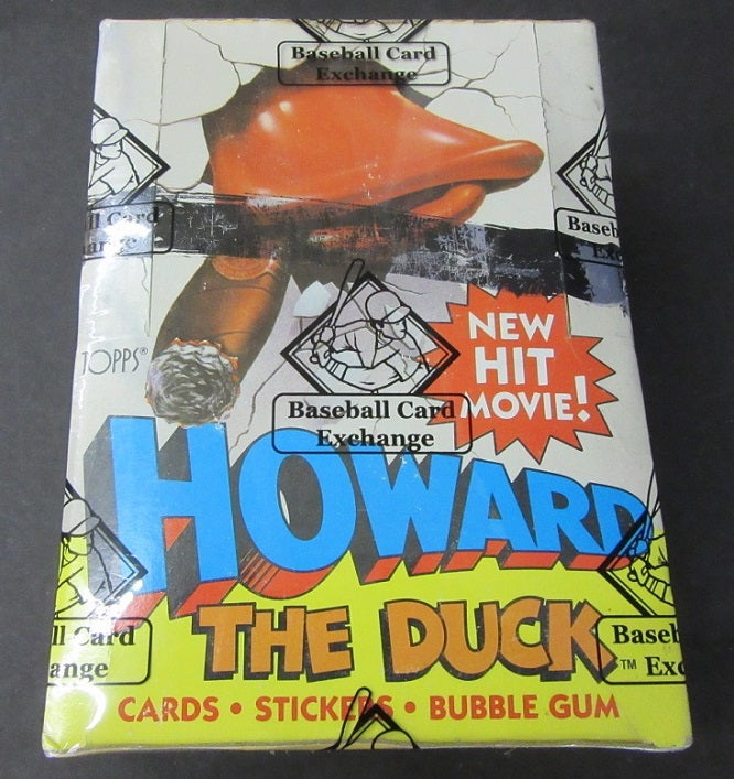 1986 Topps Howard The Duck Unopened Wax Box (BBCE) (X-Out)