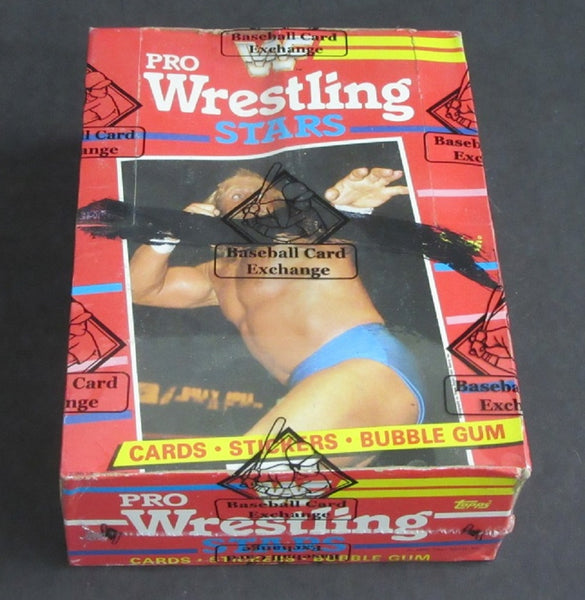 1985 Topps WWF Pro Wrestling Stars Unopened Wax Box (BBCE) (X-Out)