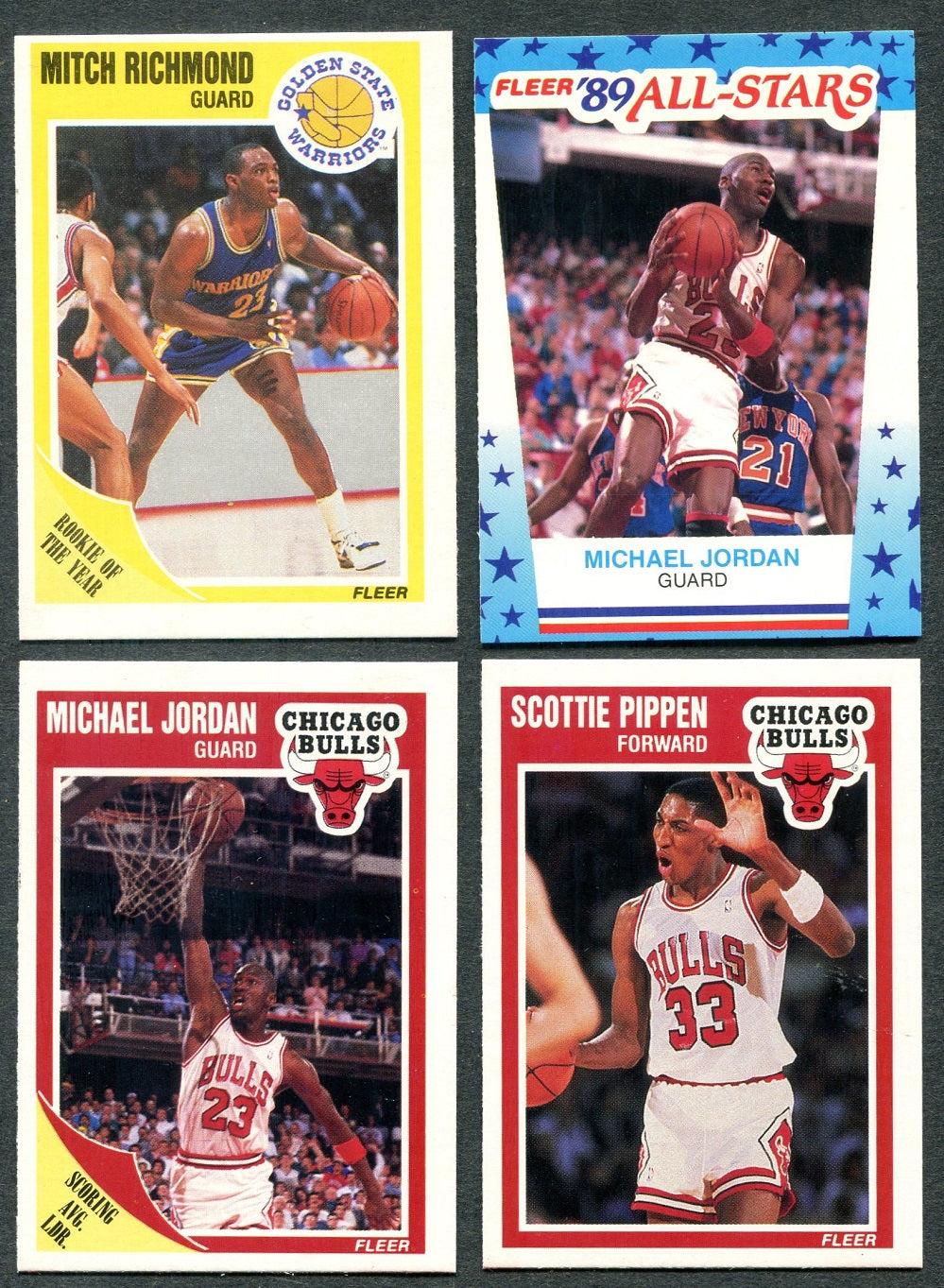 1989/90 Fleer Basketball Complete Set (w/ stickers) NM (168/11) (24-329)