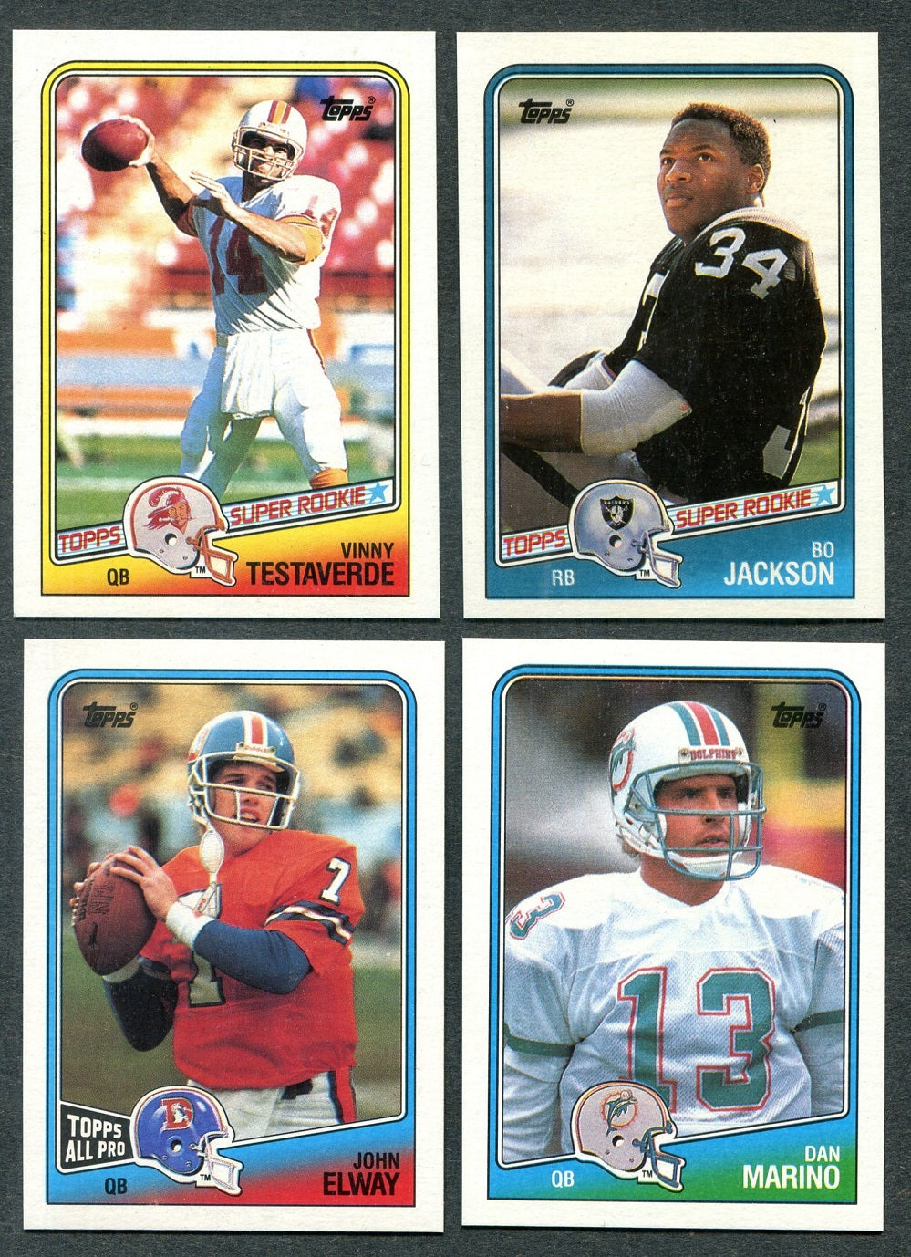 1988 Topps Football Complete Set NM/MT (396) (24-331)
