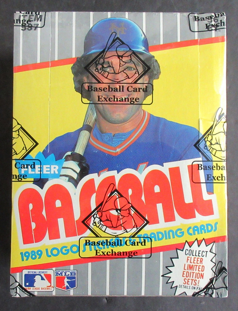 1989 Fleer Baseball Unopened Wax Box (FASC) (Code 90062)