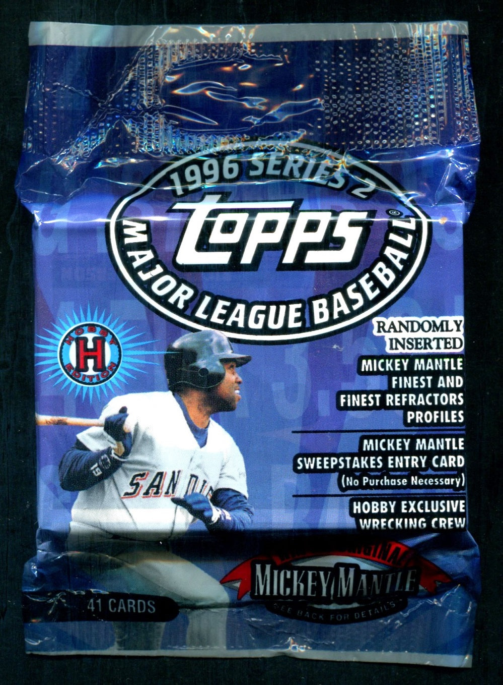 1996 Topps Baseball Unopened Series 2 Jumbo Pack (41) (Hobby)