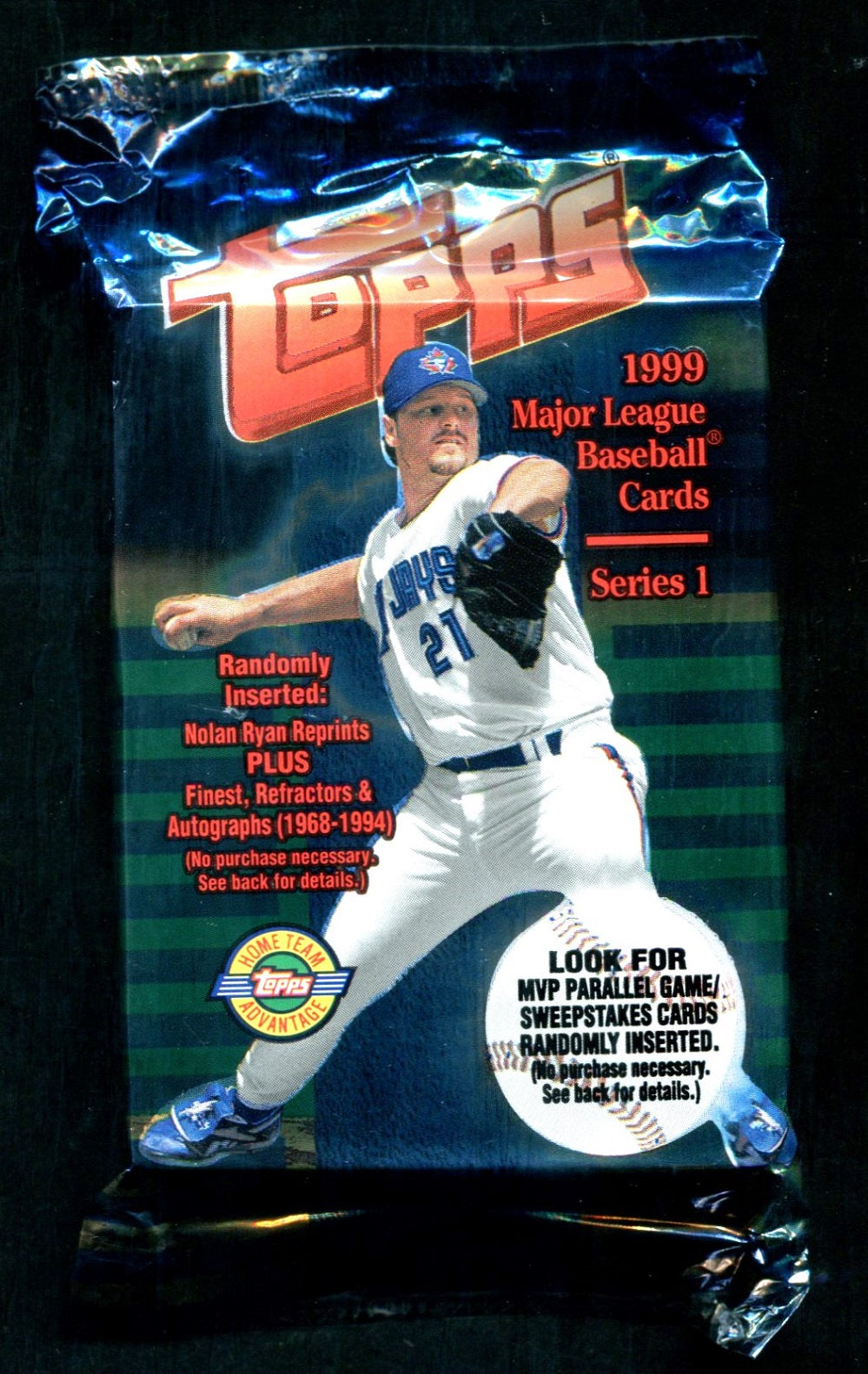 1999 Topps Baseball Unopened Series 1 Jumbo Pack (40) (HTA