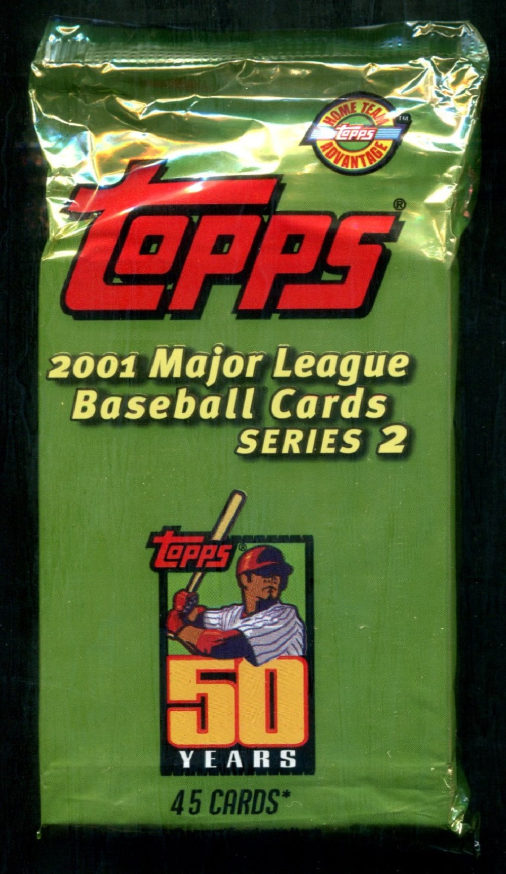 2001 Topps Baseball Unopened Series 2 Jumbo Pack (45) (HTA)