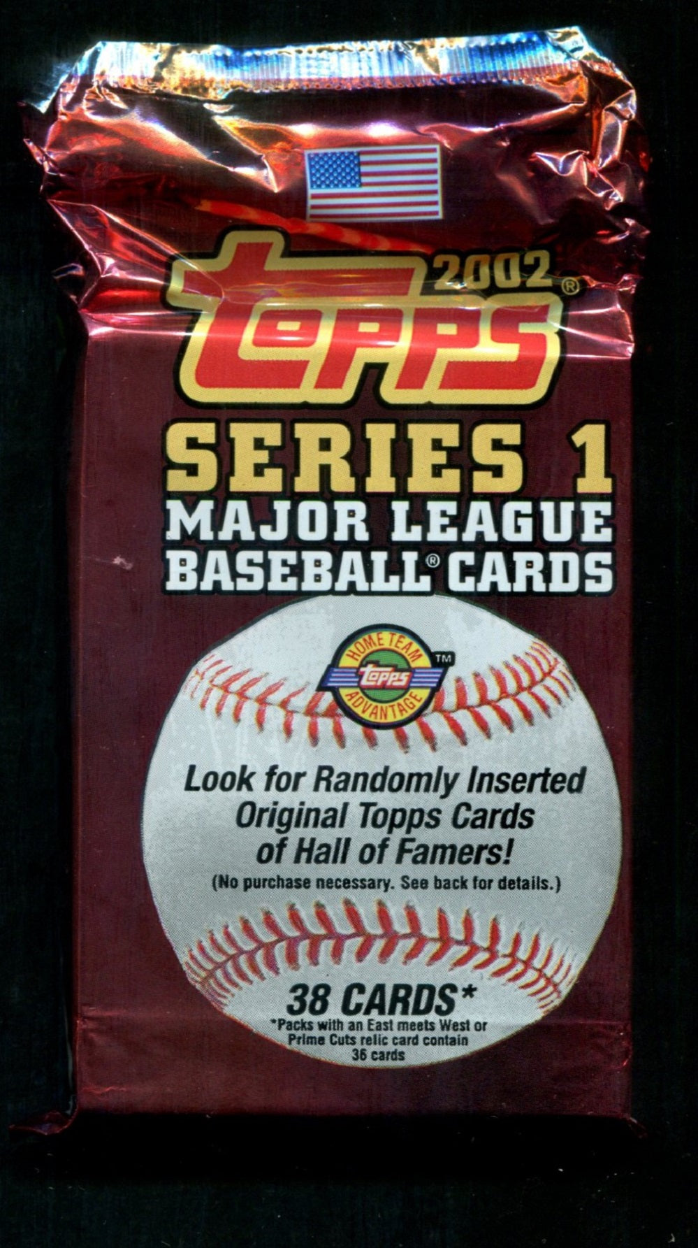 2002 Topps Baseball Unopened Series 1 Jumbo Pack (38) (HTA)