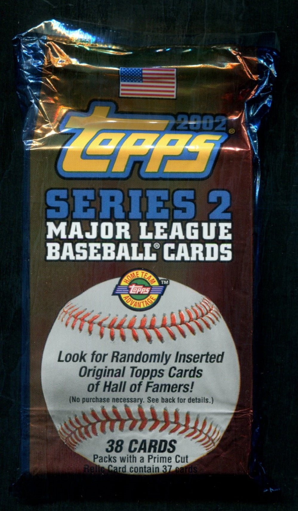 2002 Topps Baseball Unopened Series 2 Jumbo Pack (38) (HTA)