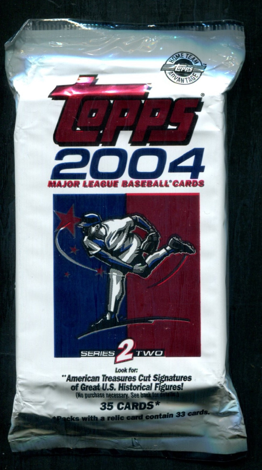 2004 Topps Baseball Unopened Series 2 Jumbo Pack (35) (HTA)