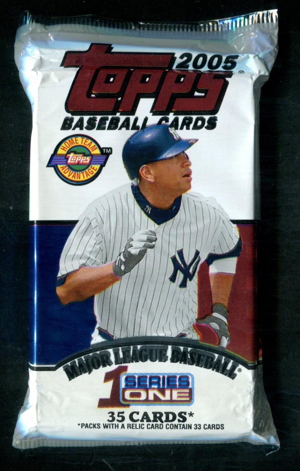 2005 Topps Baseball Unopened Series 1 Jumbo Pack (35) (HTA)