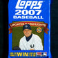 2007 Topps Baseball Unopened Updates & Highlights Jumbo Pack (50) (HTA)