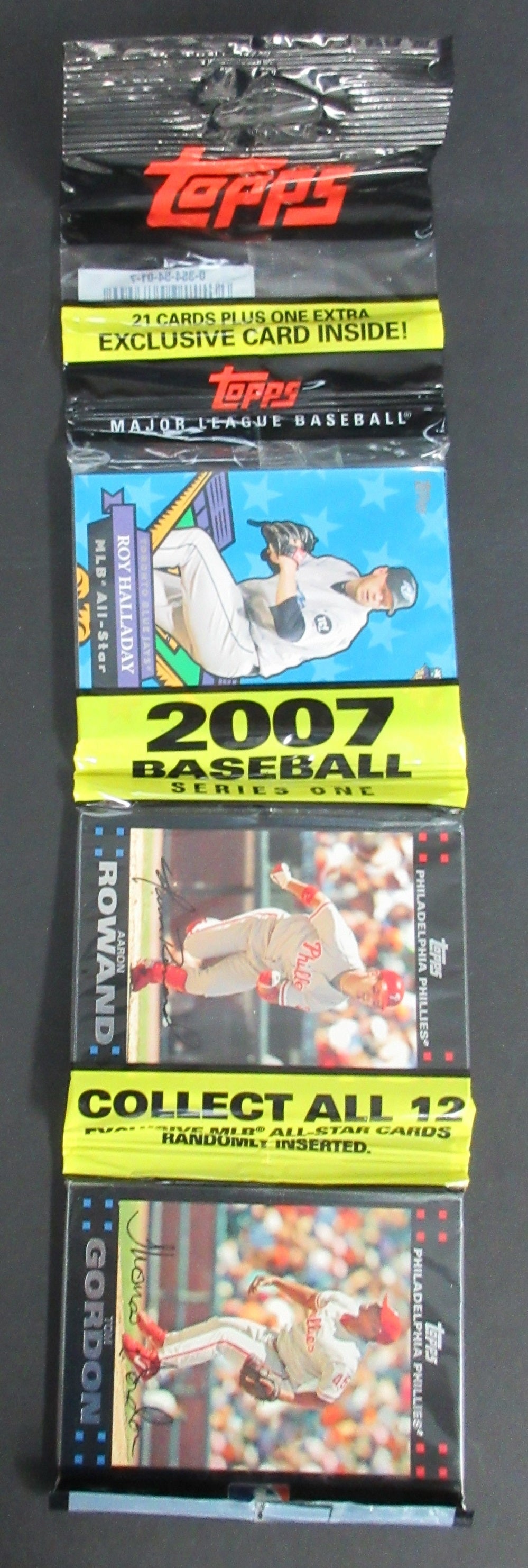 2007 Topps Baseball Unopened Series 1 Rack Pack (21/1)