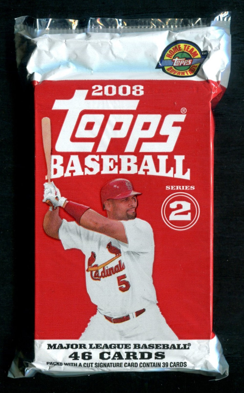 2008 Topps Baseball Unopened Series 2 Jumbo Pack (46) (HTA)