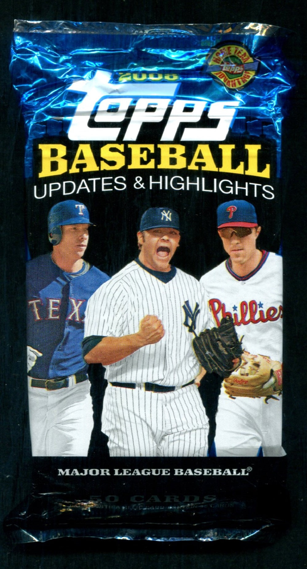 2008 Topps Baseball Unopened Updates & Highlights Jumbo Pack (50) (HTA)