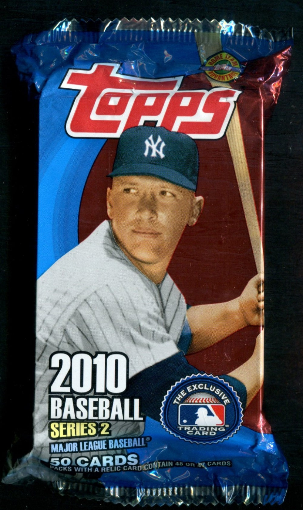 2010 Topps Baseball Unopened Series 2 Jumbo Pack (HTA) (50)