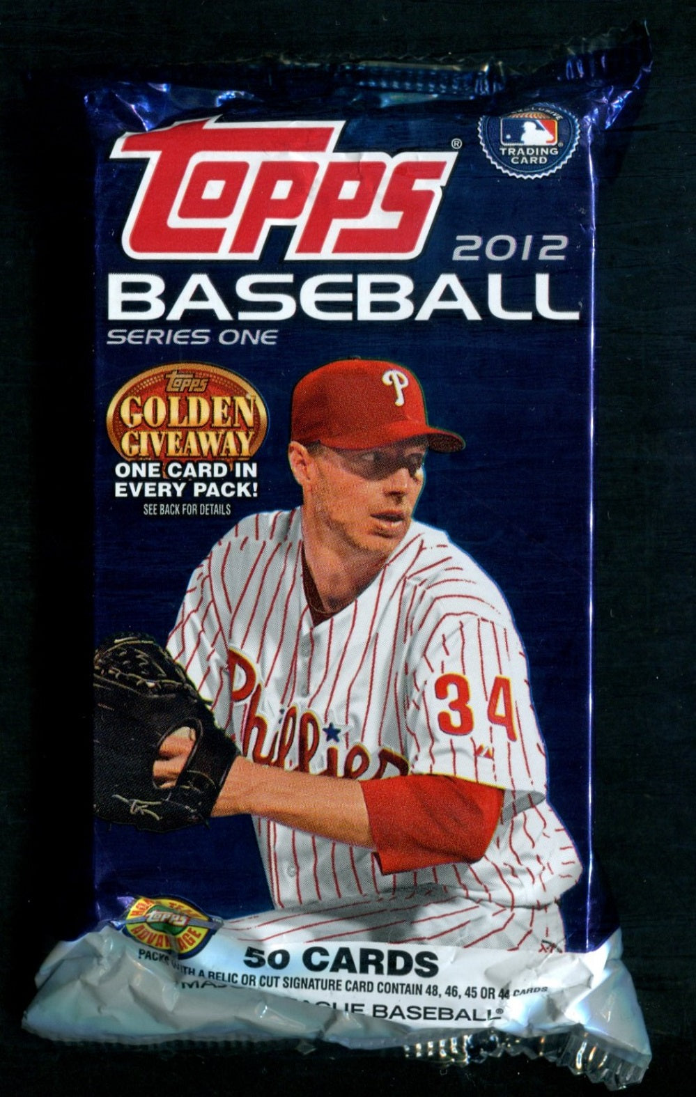 2012 Topps Baseball Unopened Series 1 Jumbo Pack (50) (HTA)