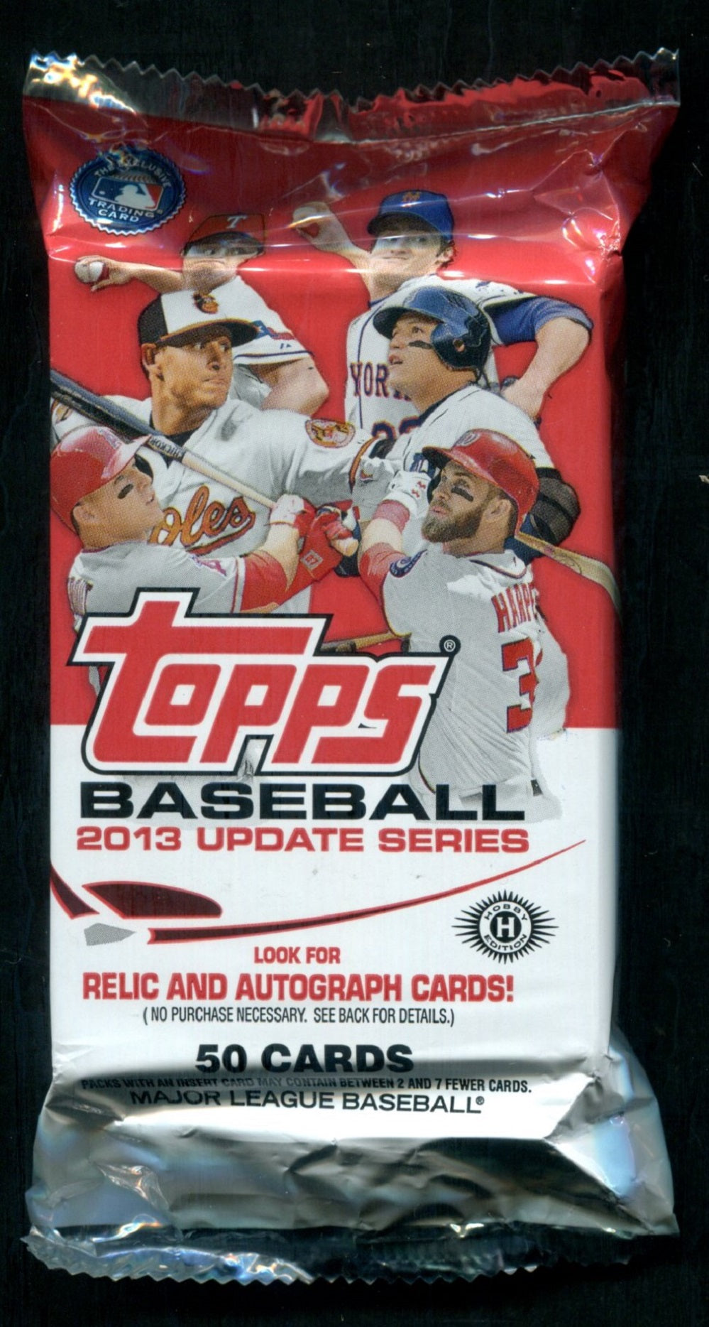 2013 Topps Baseball Unopened Update Series Jumbo Pack (Hobby) (50)