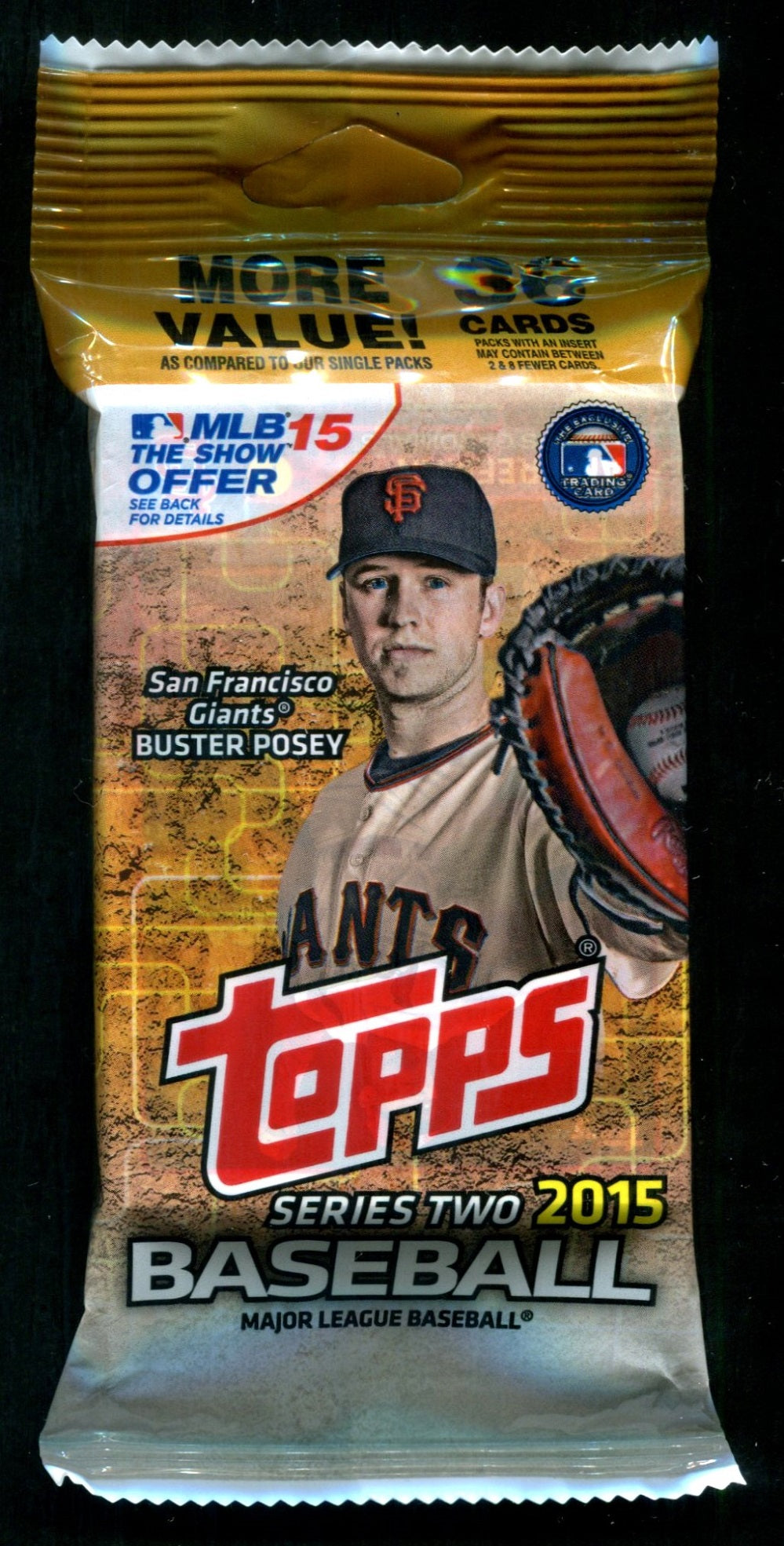 2015 Topps Baseball Unopened Series 2 Value Jumbo Pack (36)