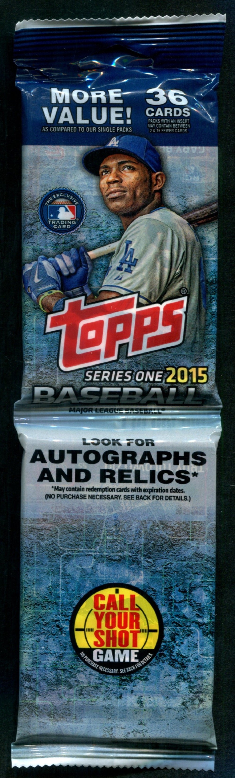 2015 Topps Baseball Unopened Series 1 Value Hanger Pack (36)