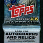 2015 Topps Baseball Unopened Series 1 Value Hanger Pack (36)