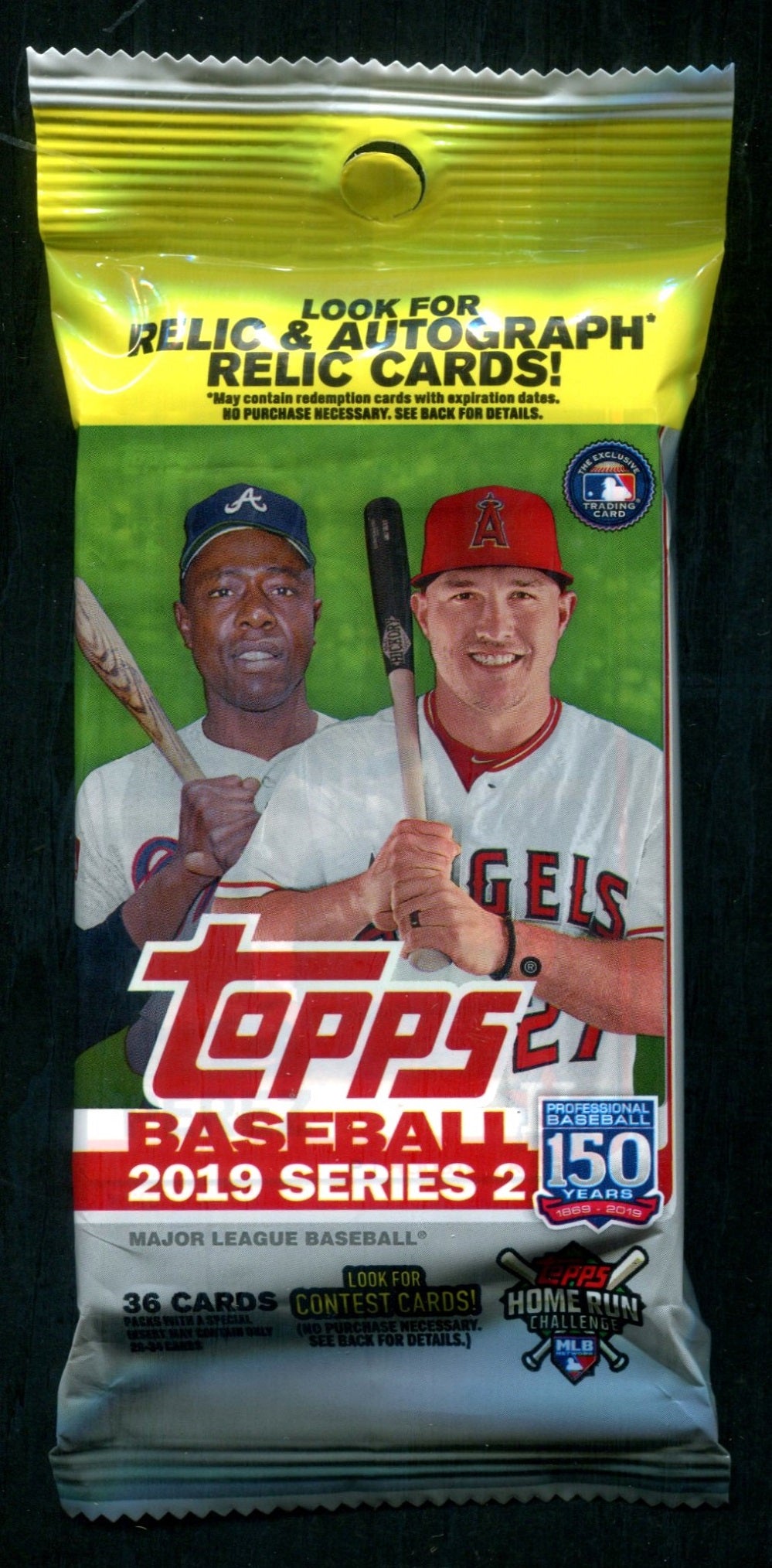 2019 Topps Baseball Unopened Series 2 Jumbo Hanger Pack (36)