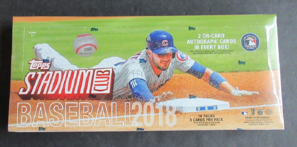 2018 Topps Stadium Club Baseball Box (Hobby) (16/8)