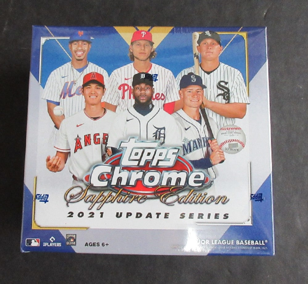 2021 Topps Chrome Baseball Update Series Sapphire Edition Box (8/4)