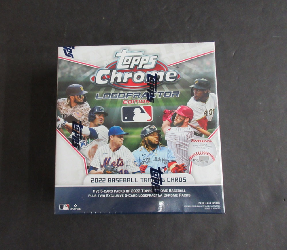 2022 Topps Chrome LogoFractor Baseball Box (5/5 and 2/5)