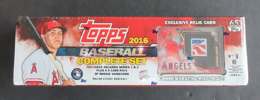 2016 Topps Baseball Factory Set (Trout Relic)