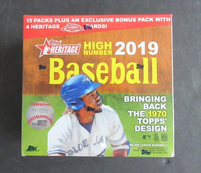 2019 Topps Heritage Baseball High Number Mega Box (15/9 and 1/4)