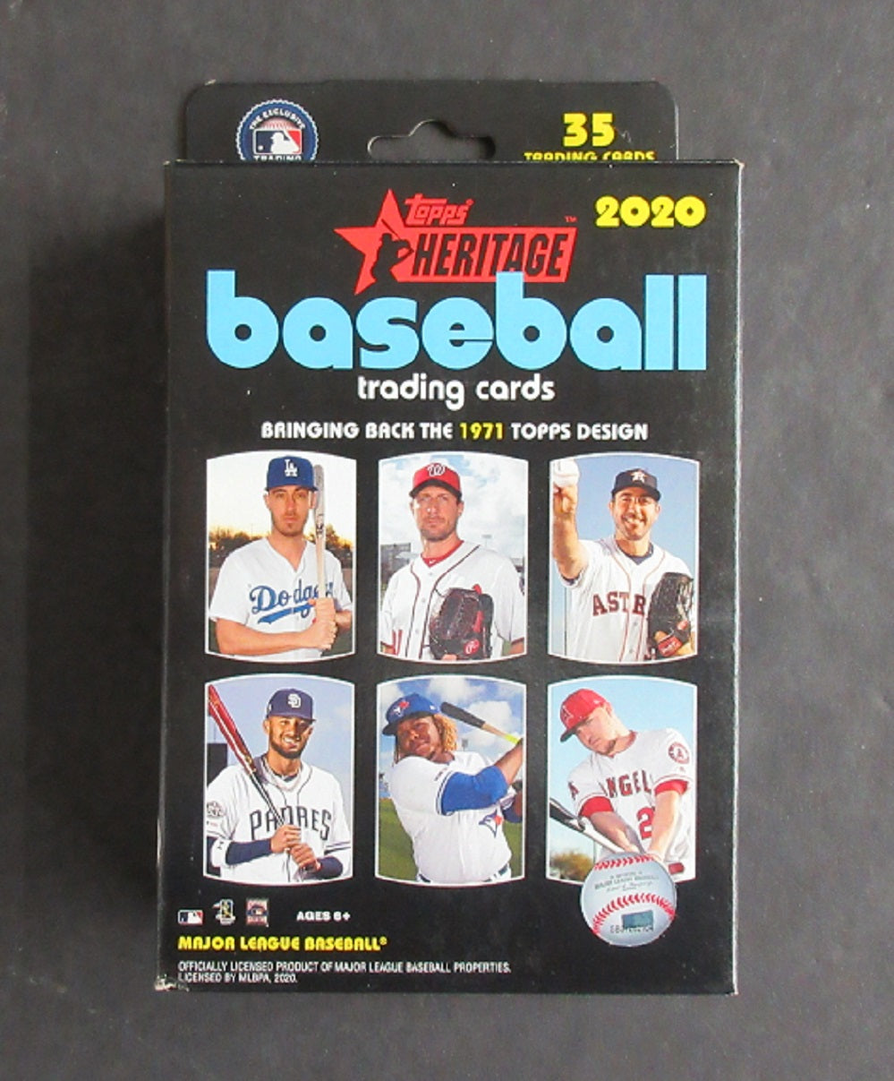 2020 Topps Heritage Baseball Hanger Box (35 Cards)