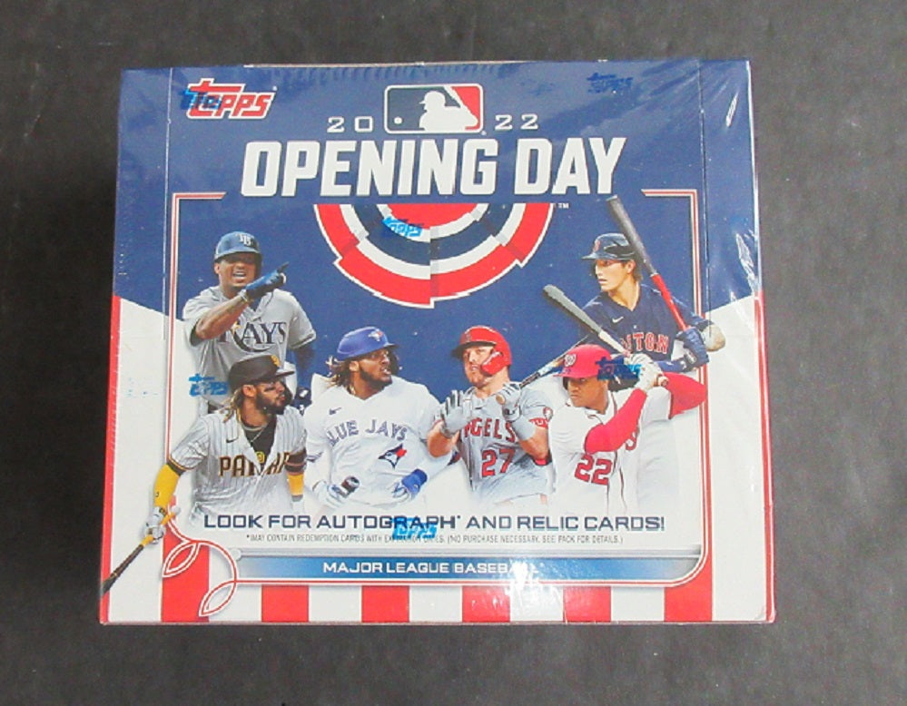 2022 Topps Opening Day Baseball Box (36/7)