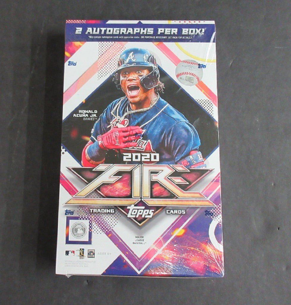 2020 Topps Fire Baseball Box (20/6)