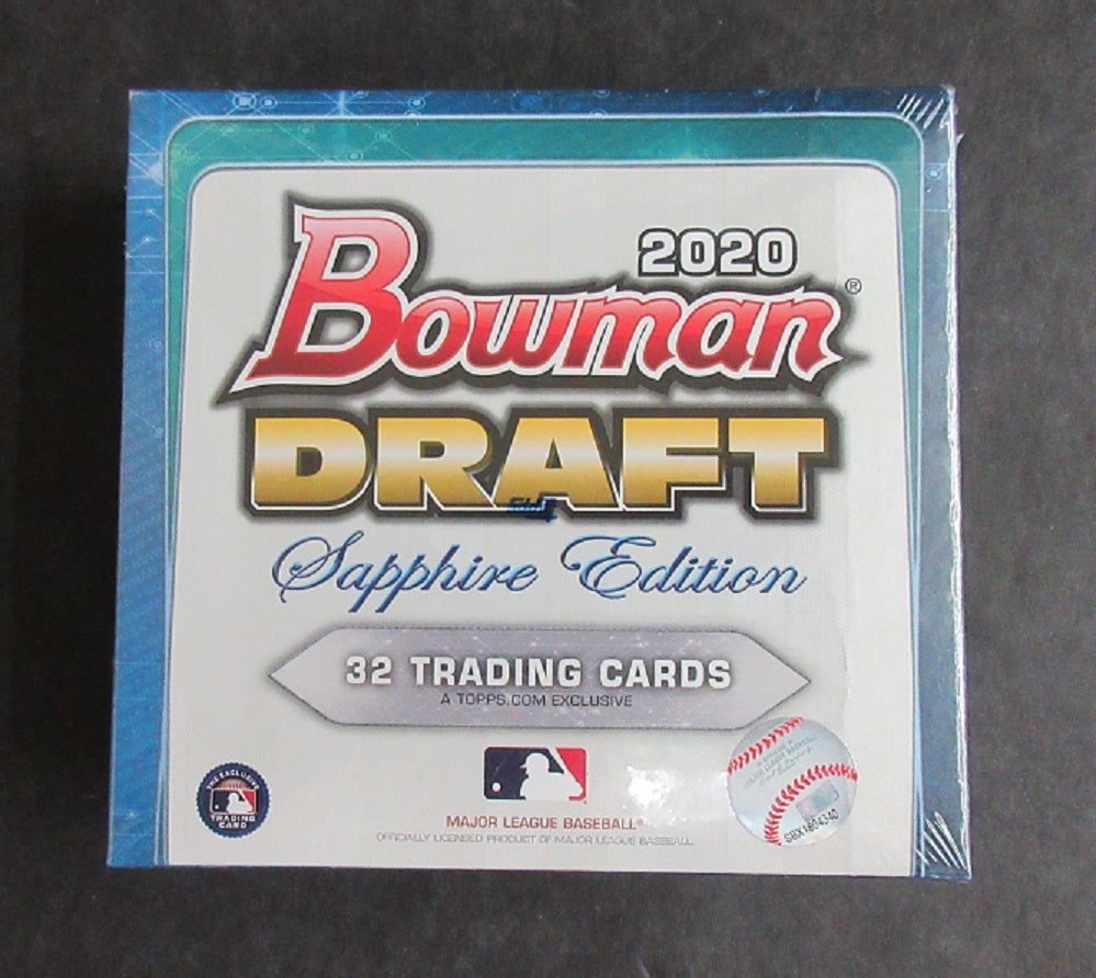 2020 Bowman Draft Baseball Sapphire Edition Box (8/4)