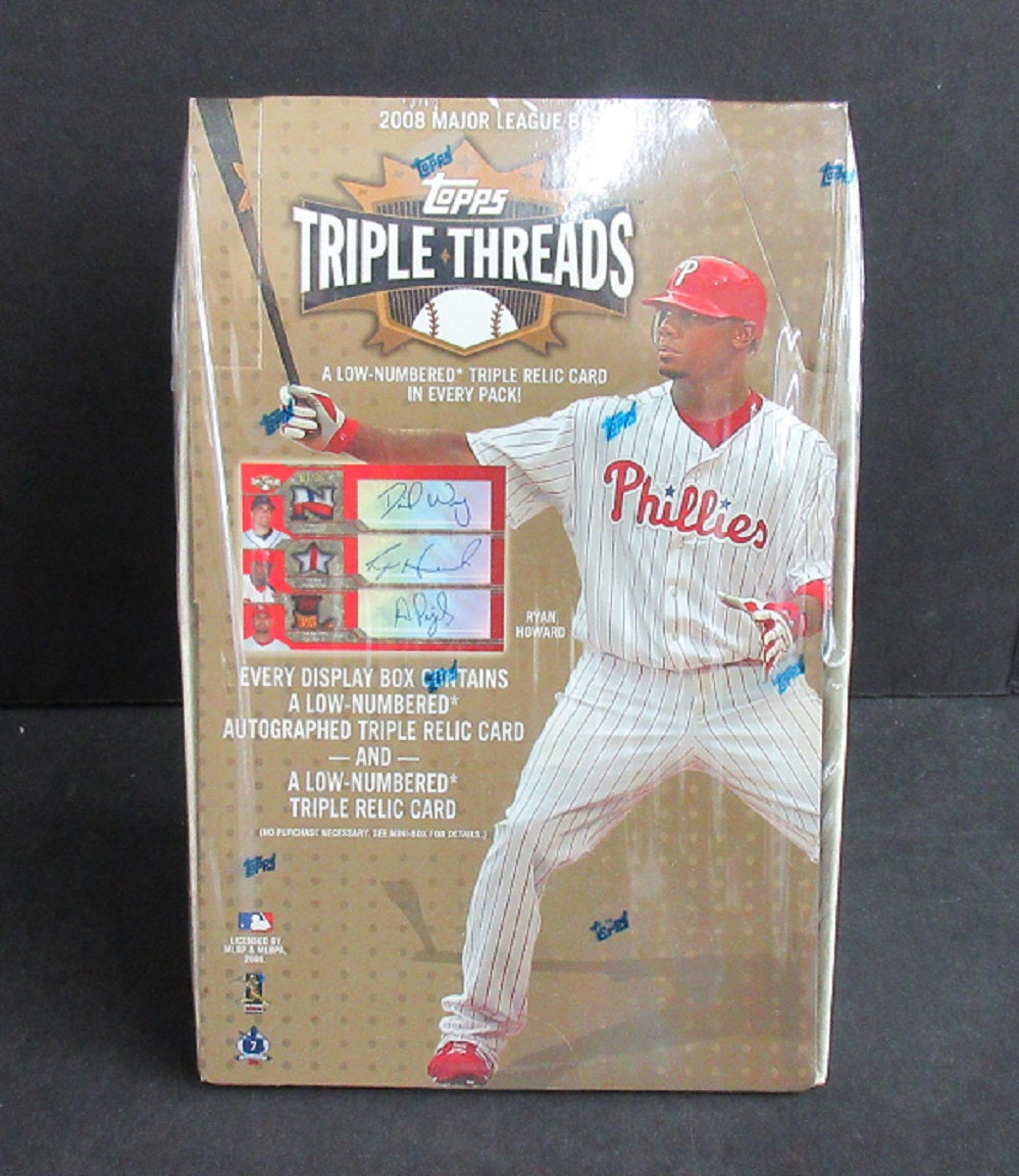 2008 Topps Triple Threads Baseball Box (Hobby) (2/6)