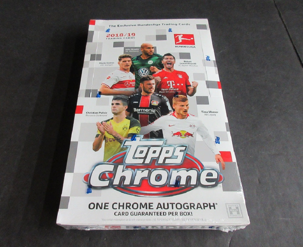 2018/19 Topps Chrome Bundesliga Soccer Box (Hobby) (18/4)