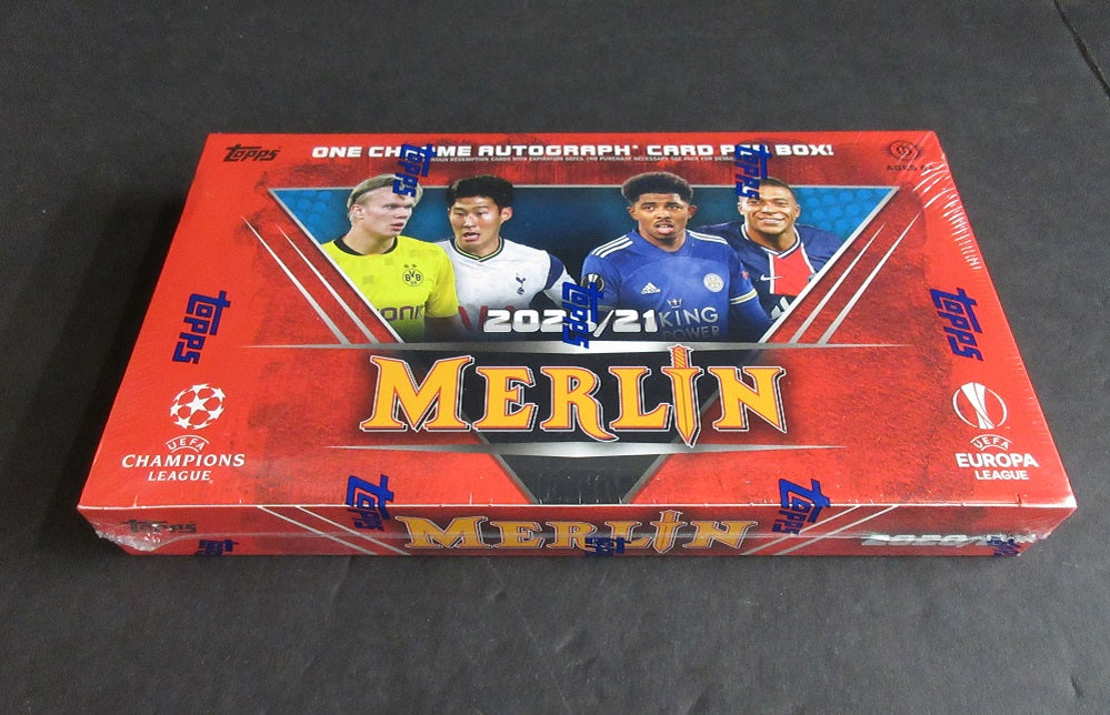 2020/21 Topps Chrome Merlin UEFA Soccer Box (Hobby) (Europa) (18/4)