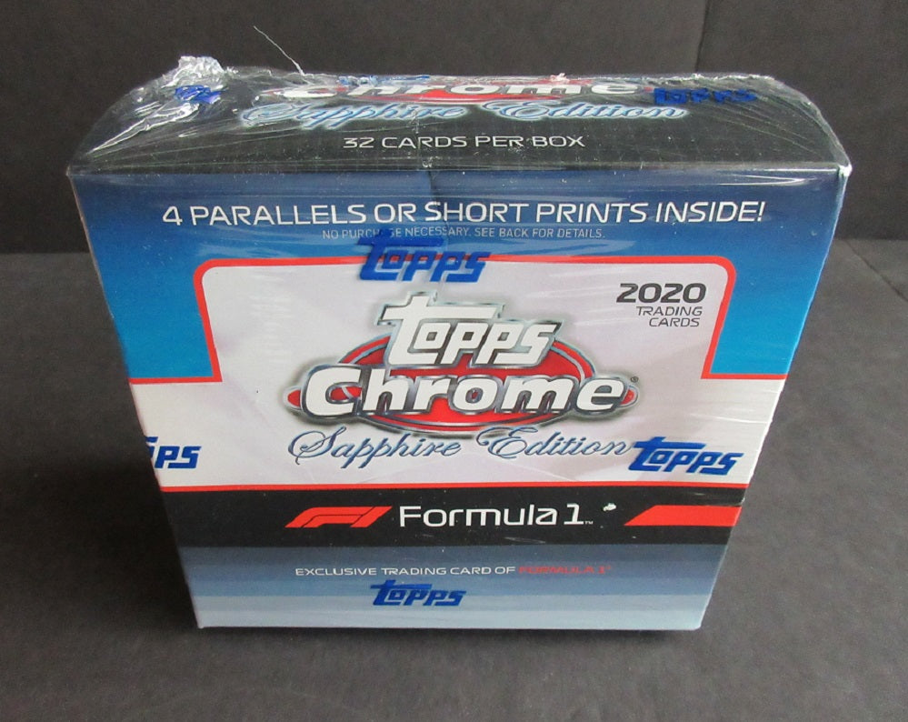 2020 Topps Chrome F1 Formula 1 Racing Sapphire Edition Box (Hobby) (8/4)