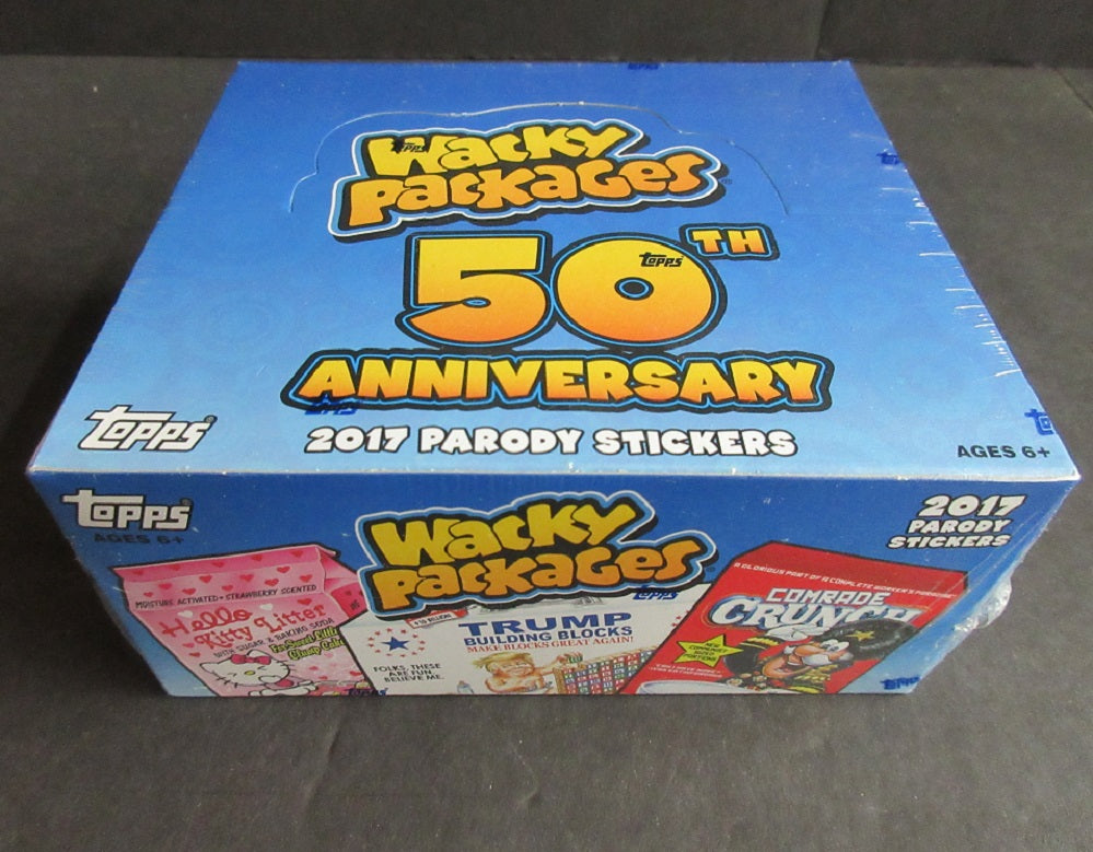 2017 Topps Wacky Packages 50th Anniversary Box (24/8)