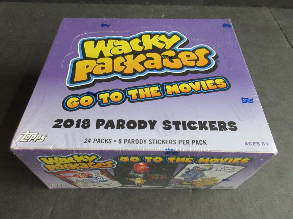 2018 Topps Wacky Packages Go To The Movies Box (24/8)