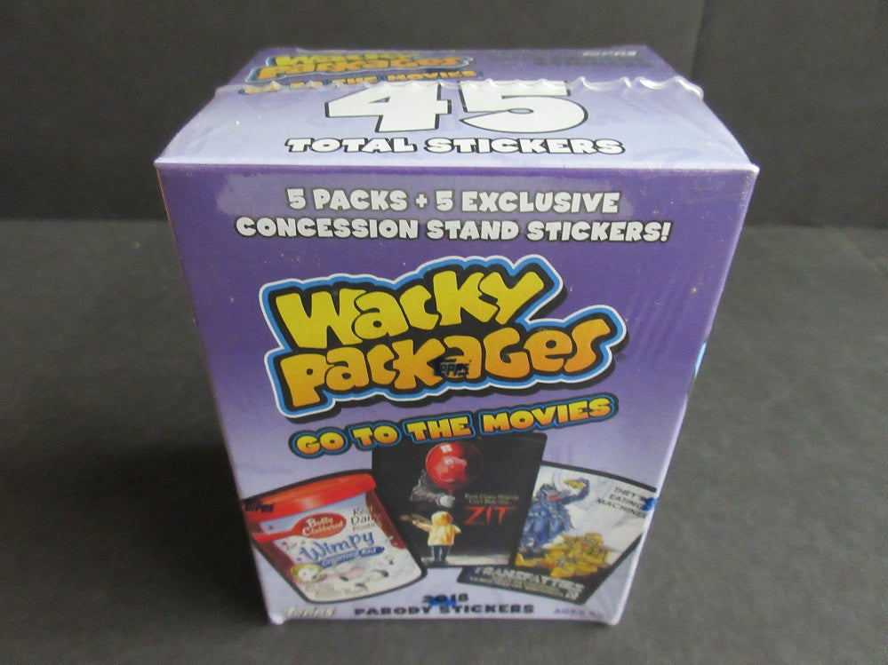 2018 Topps Wacky Packages Go To The Movies Blaster Box (5/8)