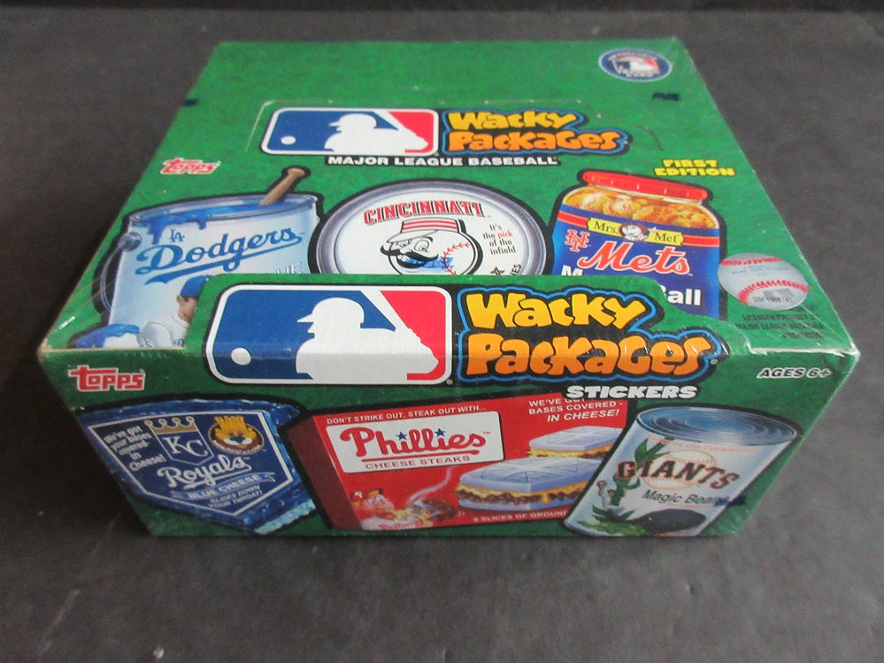 2016 Topps Wacky Packages MLB Baseball First Edition Box (24/10)