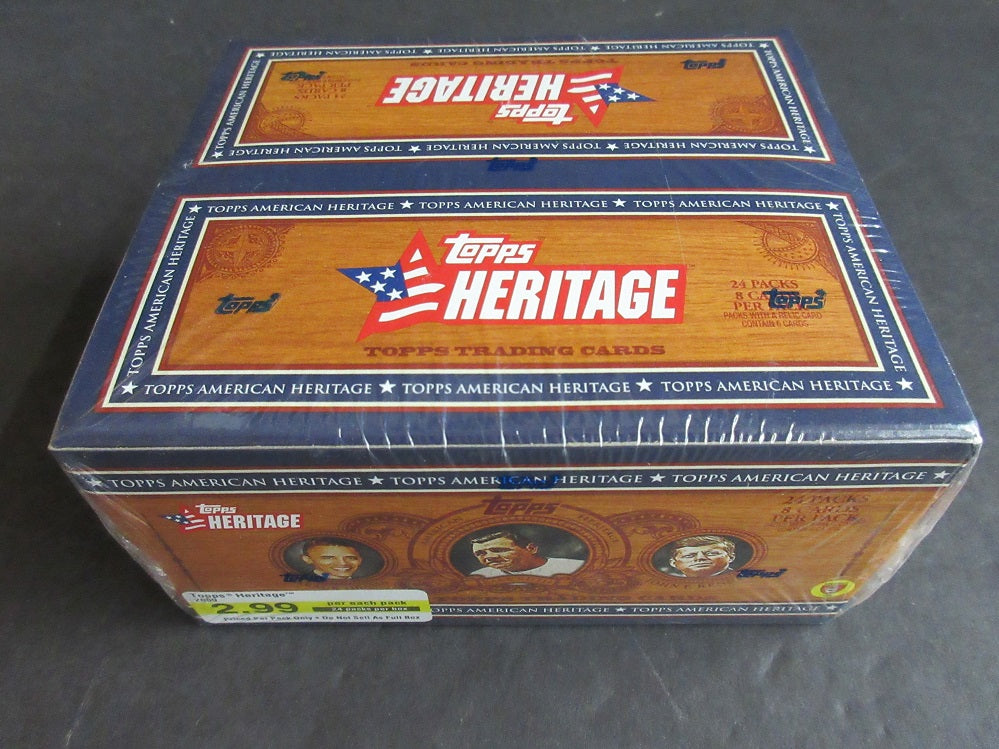 2008 Topps American Heritage Box (Retail) (24/8)