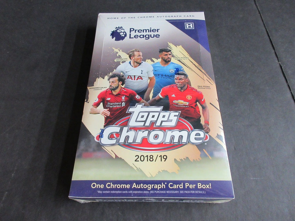 2018/19 Topps Chrome Premier League Soccer Box (Hobby) (18/4)
